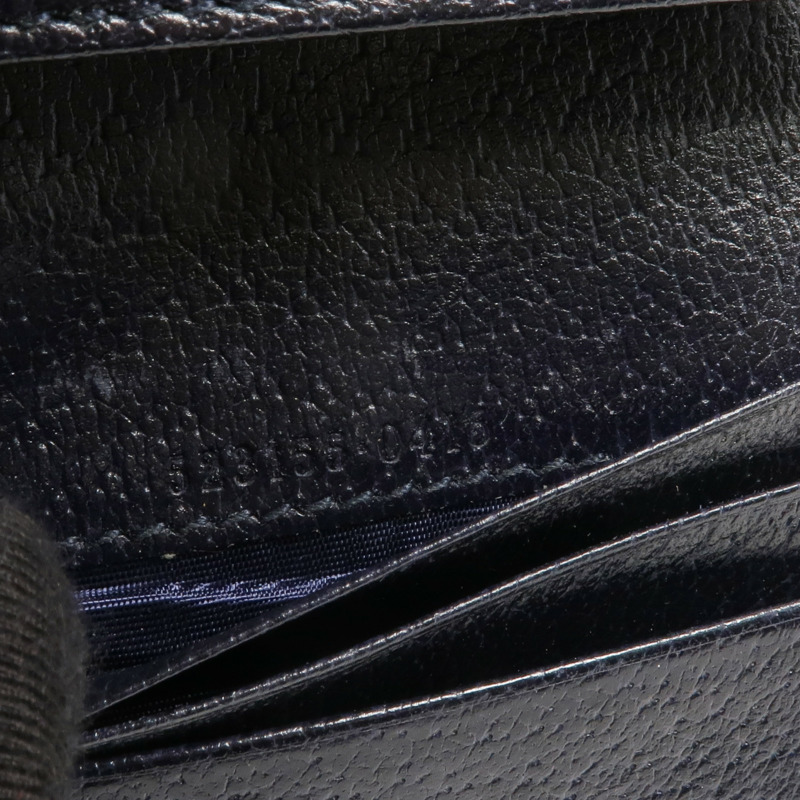 GUCCI 塗層帆布/皮革Ophidia Card Case Wallet銀扣錢包-15