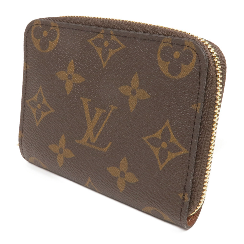 LOUIS VUITTON Monogram Zippy Coin Purse金扣零錢包棕色-2