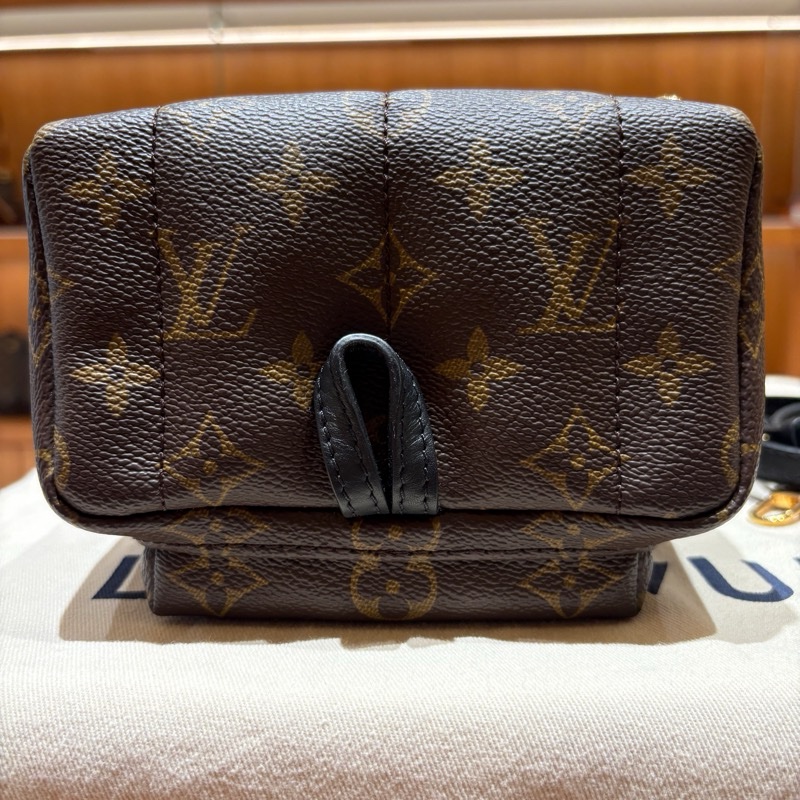 【台中現貨,潮人首選】Louis Vuitton Palm Springs Mini 迷你後背包|經典老花|可後背/斜背/側背|輕巧百搭大容量-3