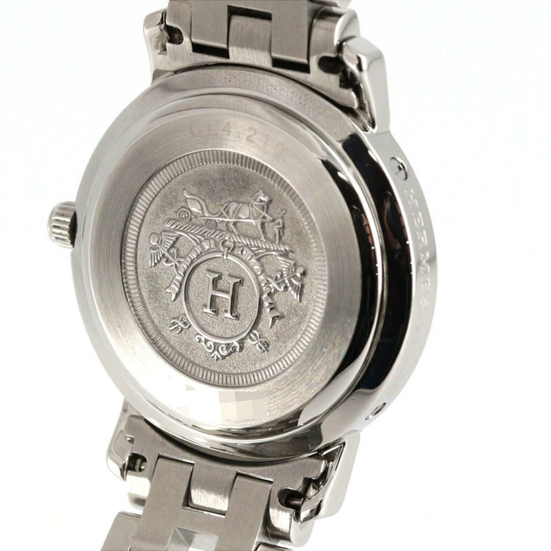 愛馬仕 Clipper CL4.210 不鏽鋼石英錶-5