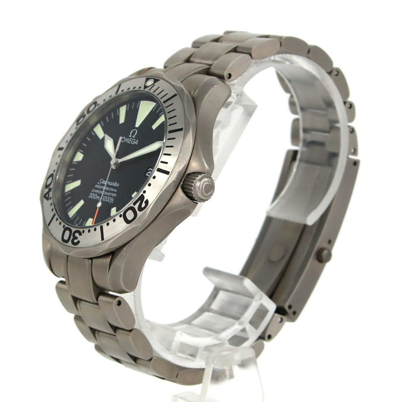 歐米茄海馬系列專業潛水錶 TI 2231.50 自動腕錶-1