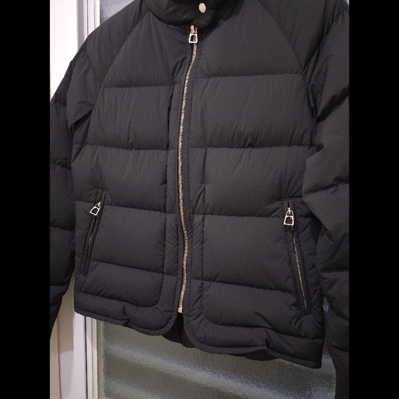 Hermes 黑色鵝絨外套-5