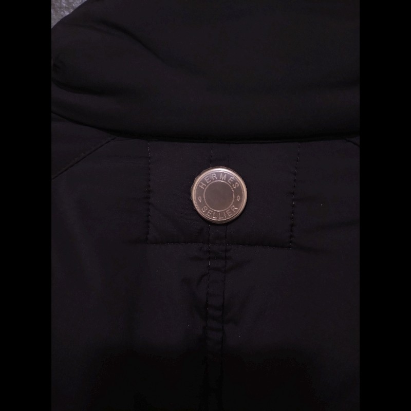 Hermes 黑色鵝絨外套-7