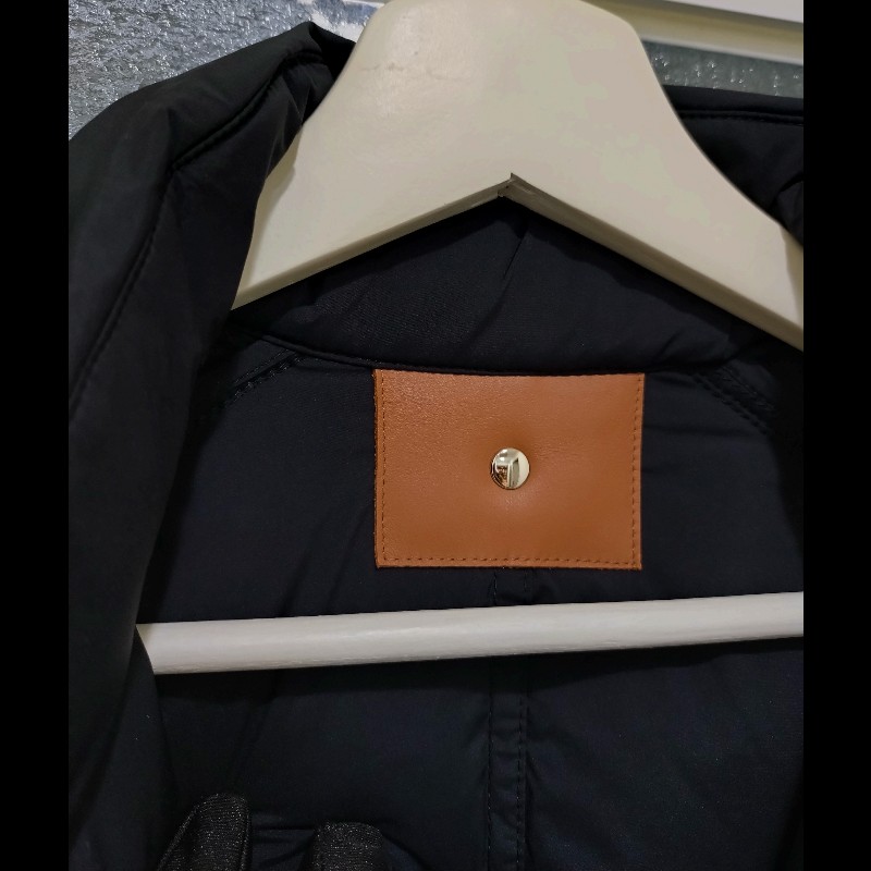 Hermes 黑色鵝絨外套-11