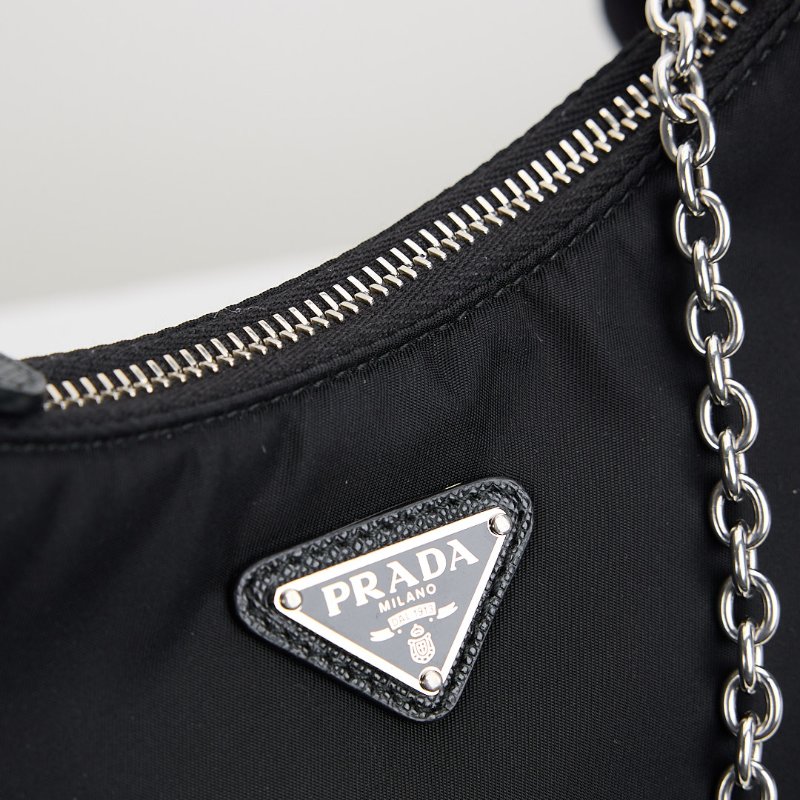 二手Prada hobo 2005三合一/黑色-2