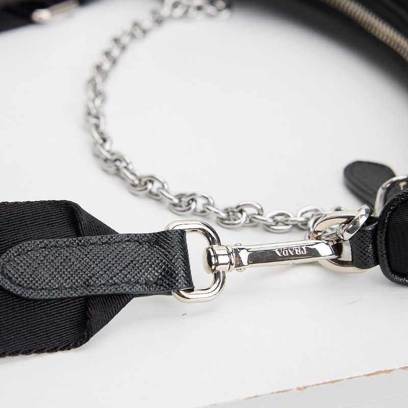 二手Prada hobo 2005三合一/黑色-10