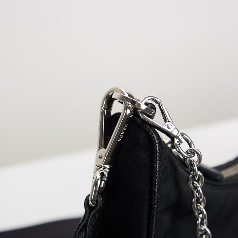 二手Prada hobo 2005三合一/黑色-11