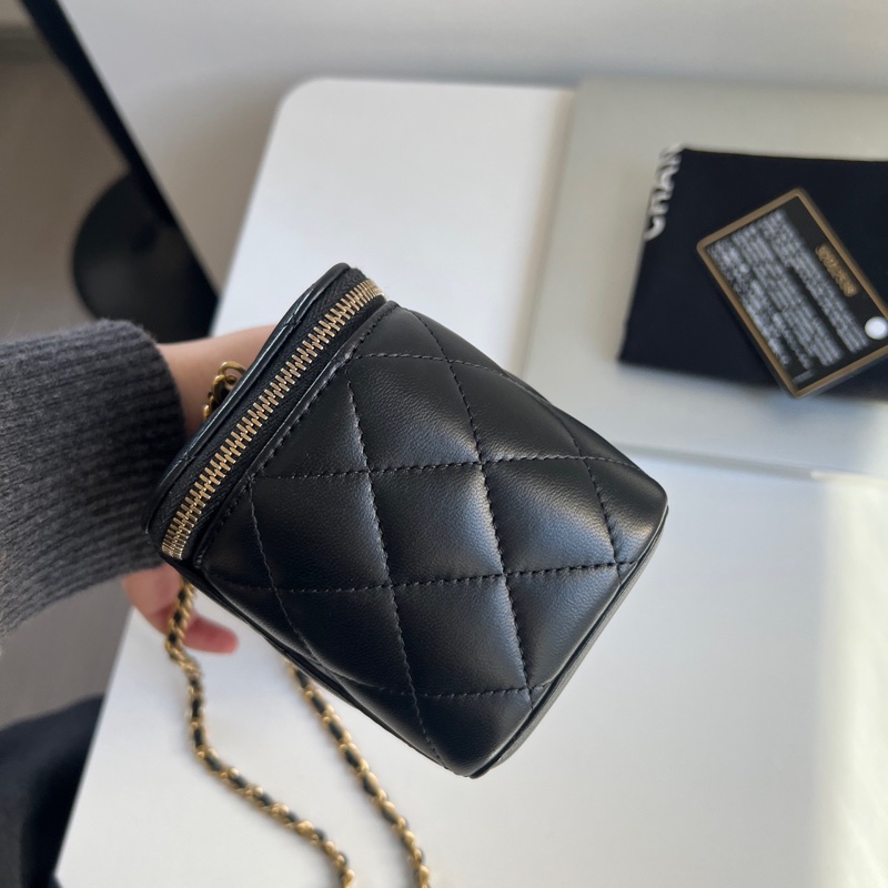 ✨Chanel 金球化妝包 盒子包 有保卡99新🖤-5