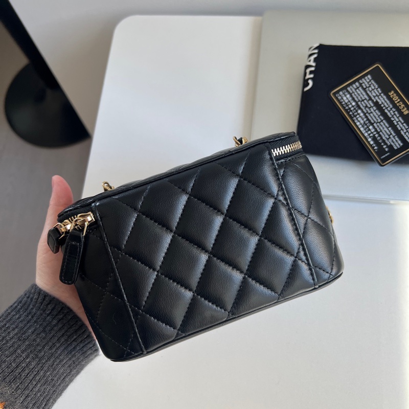 ✨Chanel 金球化妝包 盒子包 有保卡99新🖤-6