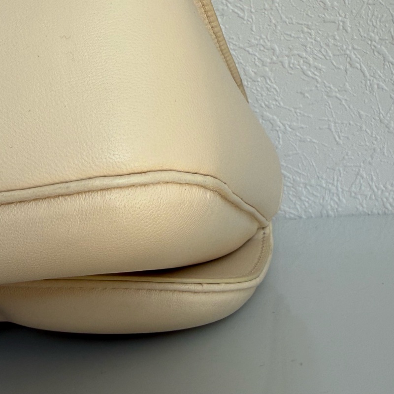 Bvlgari 寶格麗蛇頭兩用米色包-10