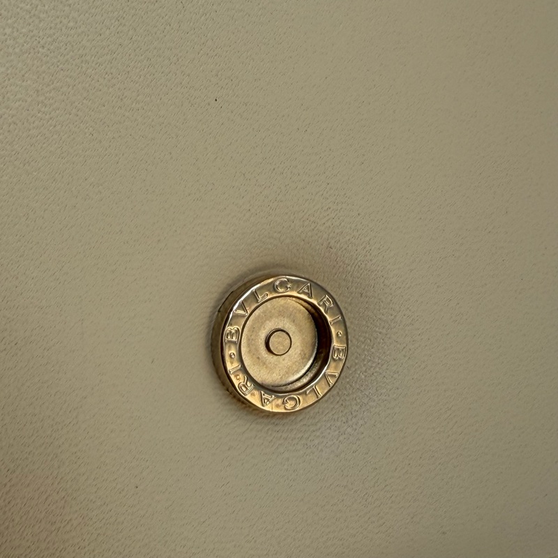 Bvlgari 寶格麗蛇頭兩用米色包-16