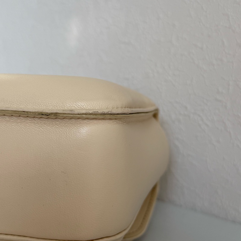 Bvlgari 寶格麗蛇頭兩用米色包-17