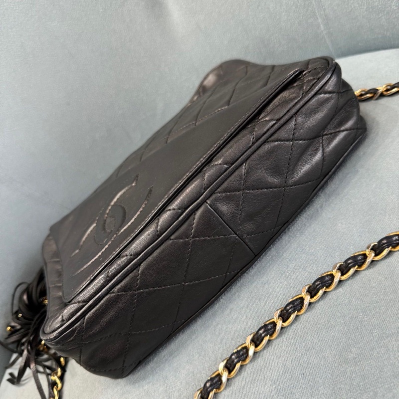 Chanel 流蘇相機包 98新配件塵袋-2