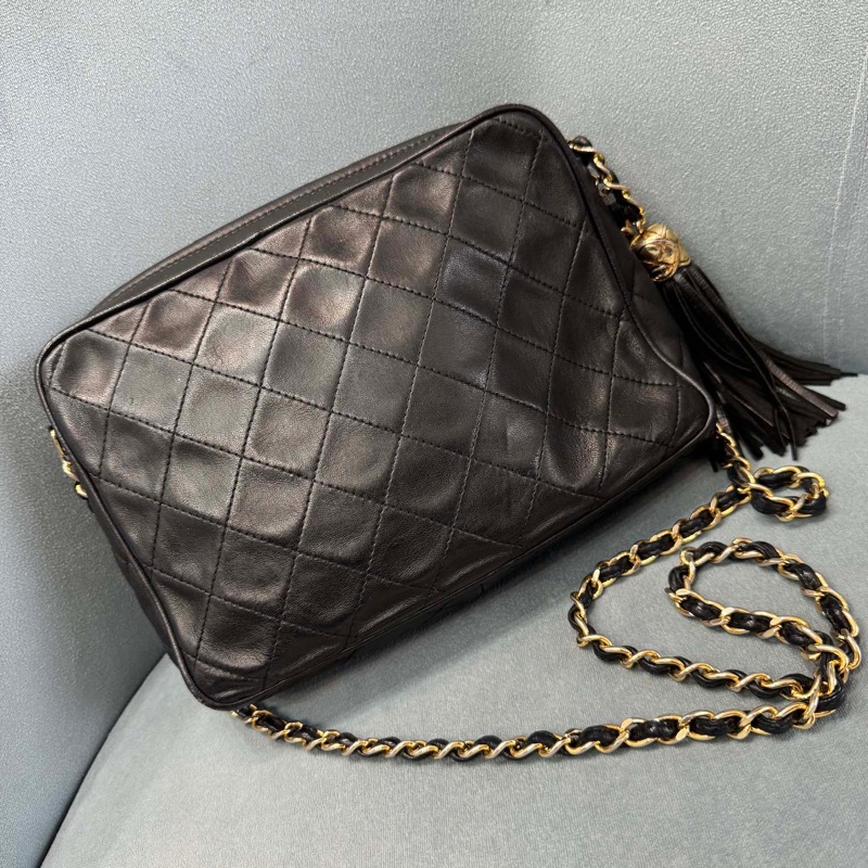 Chanel 流蘇相機包 98新配件塵袋-4