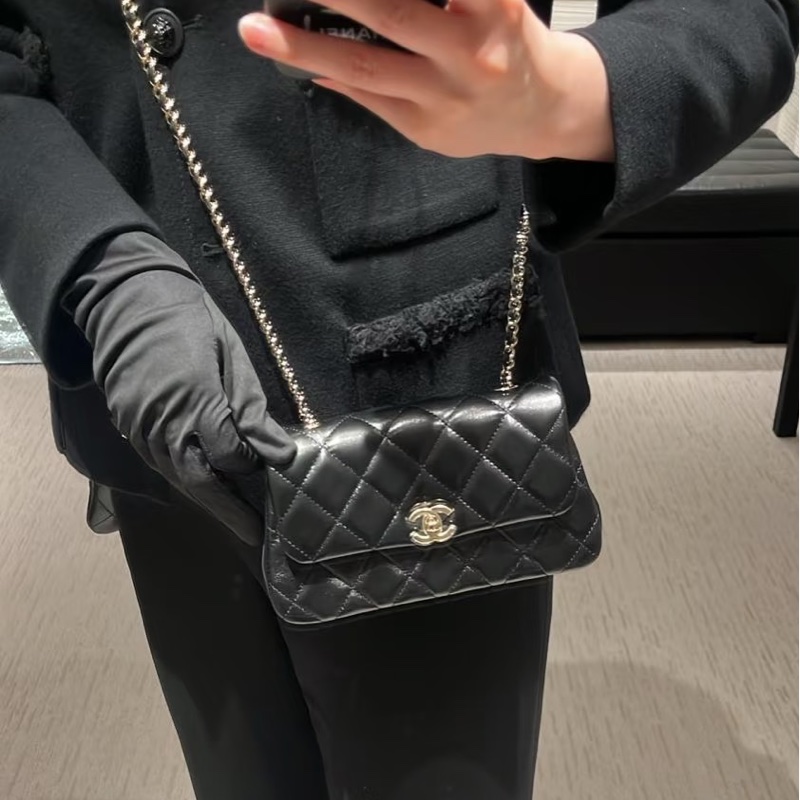 Chanel mini cf 隱藏版雲朵包25s 限量💌全新大全配 New gift🎁-11