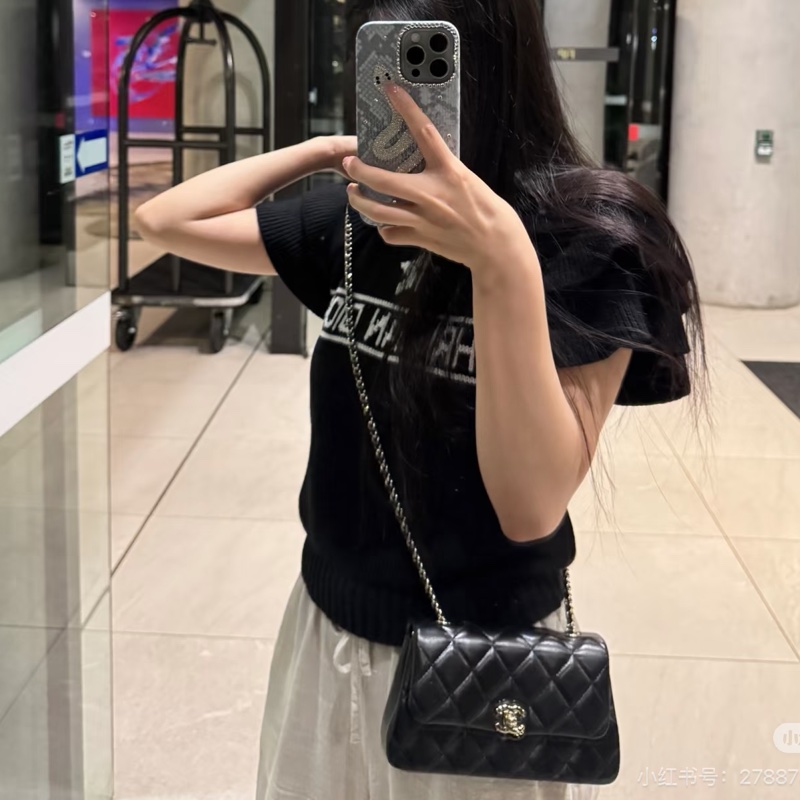Chanel mini cf 隱藏版雲朵包25s 限量💌全新大全配 New gift🎁-12
