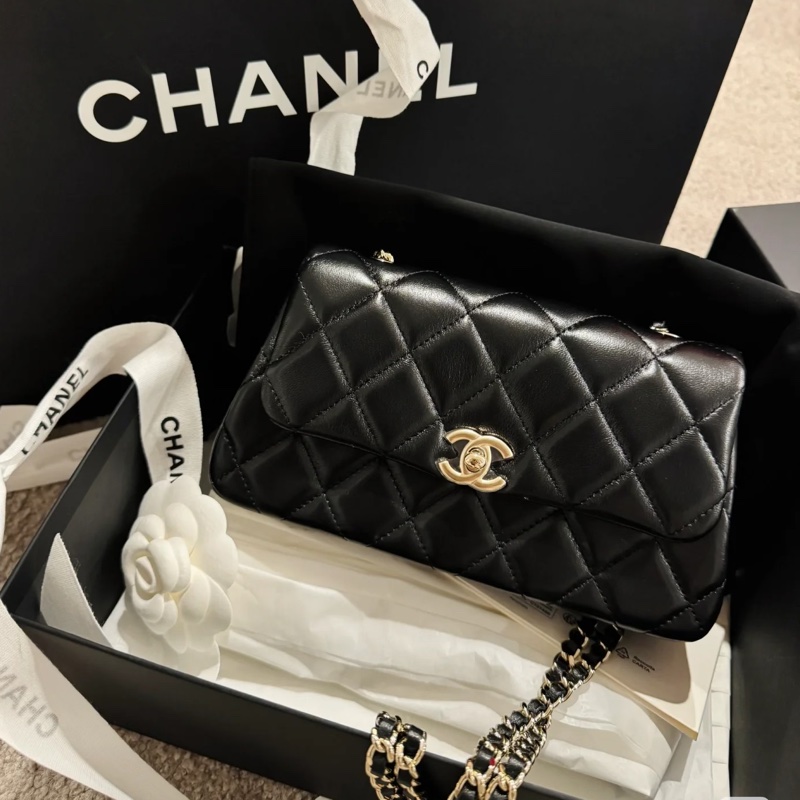 Chanel mini cf 隱藏版雲朵包25s 限量💌全新大全配 New gift🎁-15