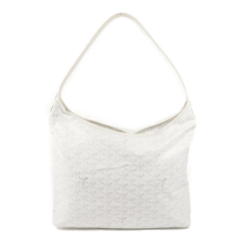 GOYARD 塗層帆布Boheme Hobo Bag銀扣肩背袋-0