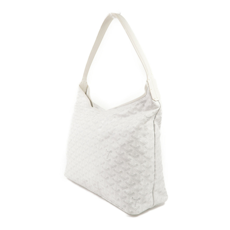 GOYARD 塗層帆布Boheme Hobo Bag銀扣肩背袋-1