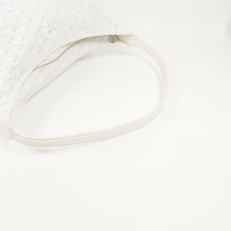 GOYARD 塗層帆布Boheme Hobo Bag銀扣肩背袋-6