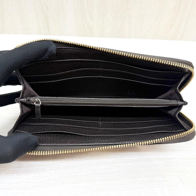 GUCCI蟒蛇紋L型拉鍊長夾332747-5