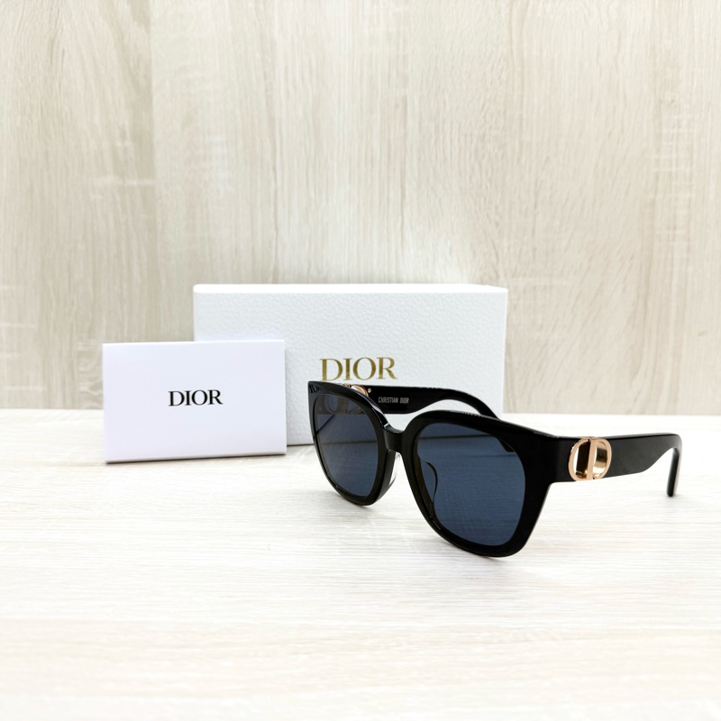 DIOR深藍色玫瑰金30Montaigne S10F墨鏡-0