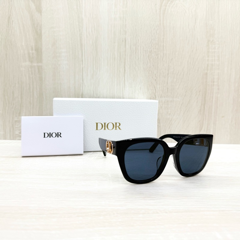 DIOR深藍色玫瑰金30Montaigne S10F墨鏡-1