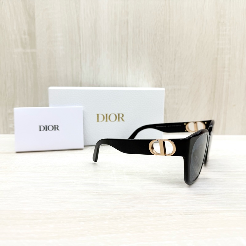 DIOR深藍色玫瑰金30Montaigne S10F墨鏡-2