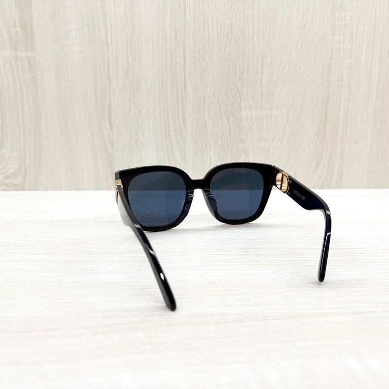 DIOR深藍色玫瑰金30Montaigne S10F墨鏡-3