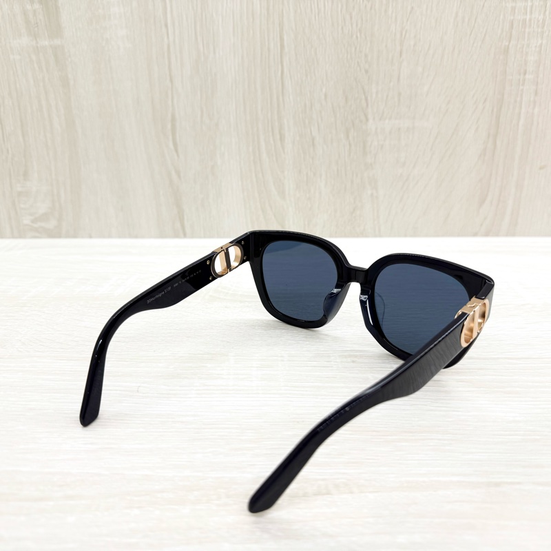 DIOR深藍色玫瑰金30Montaigne S10F墨鏡-4