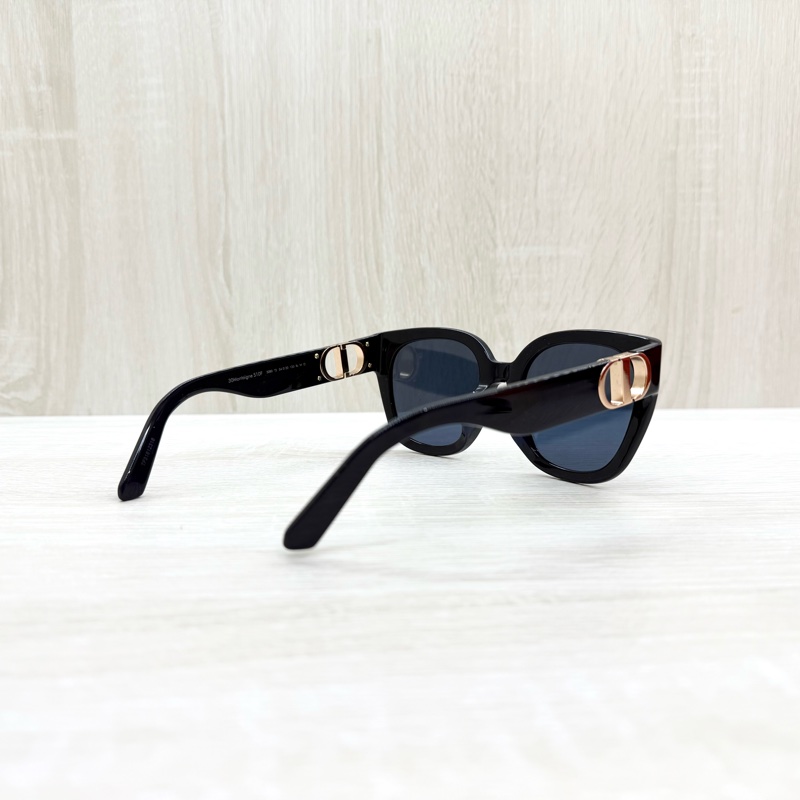 DIOR深藍色玫瑰金30Montaigne S10F墨鏡-6