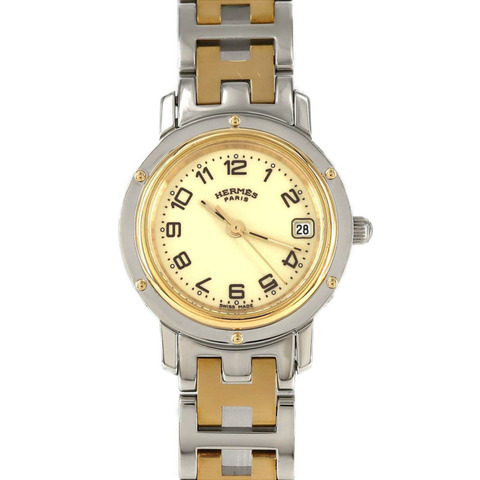 愛馬仕 Clipper 雙色 CL4.220 SSxGP 石英錶