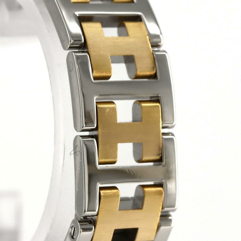 愛馬仕 Clipper 雙色 CL4.220 SSxGP 石英錶-4