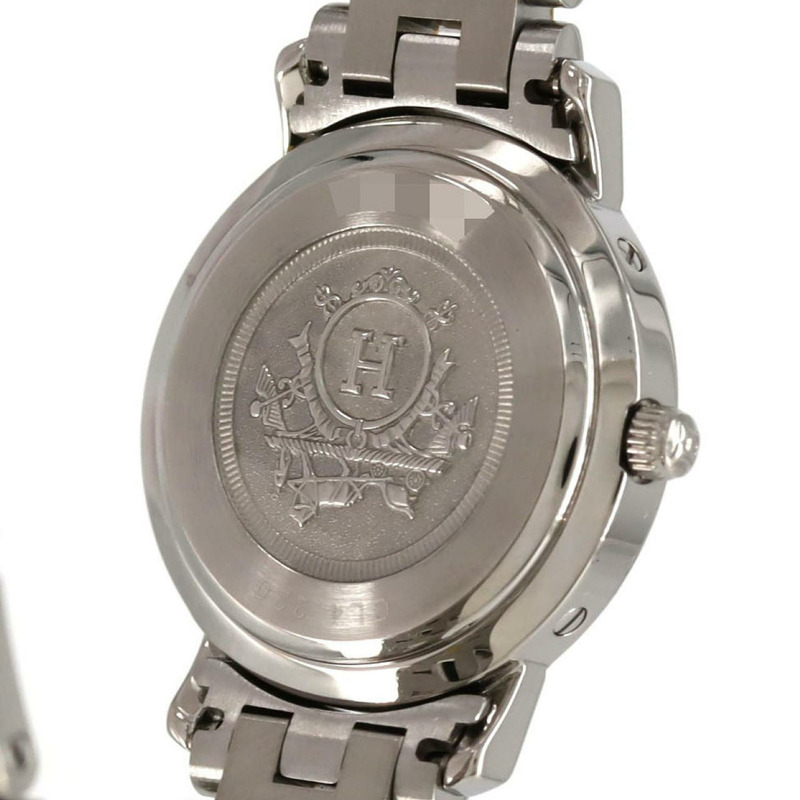 愛馬仕 Clipper 雙色 CL4.220 SSxGP 石英錶-5