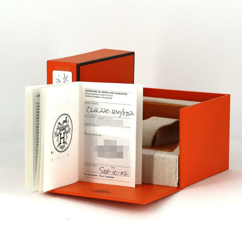 愛馬仕 Clipper 雙色 CL4.220 SSxGP 石英錶-7