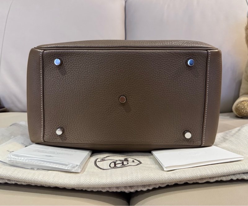 Hermes 愛馬仕 Lindy 30/林迪包/大象灰銀釦/99新閒置美品-5