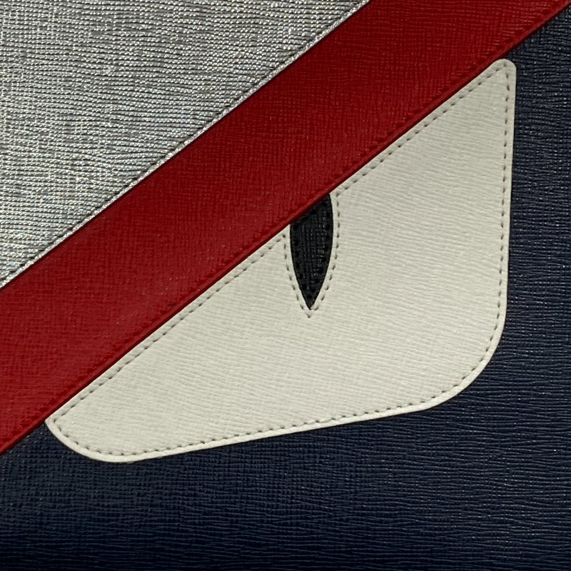 FENDI 芬迪 Monster Eyes 手拿包 皮革 多色-11