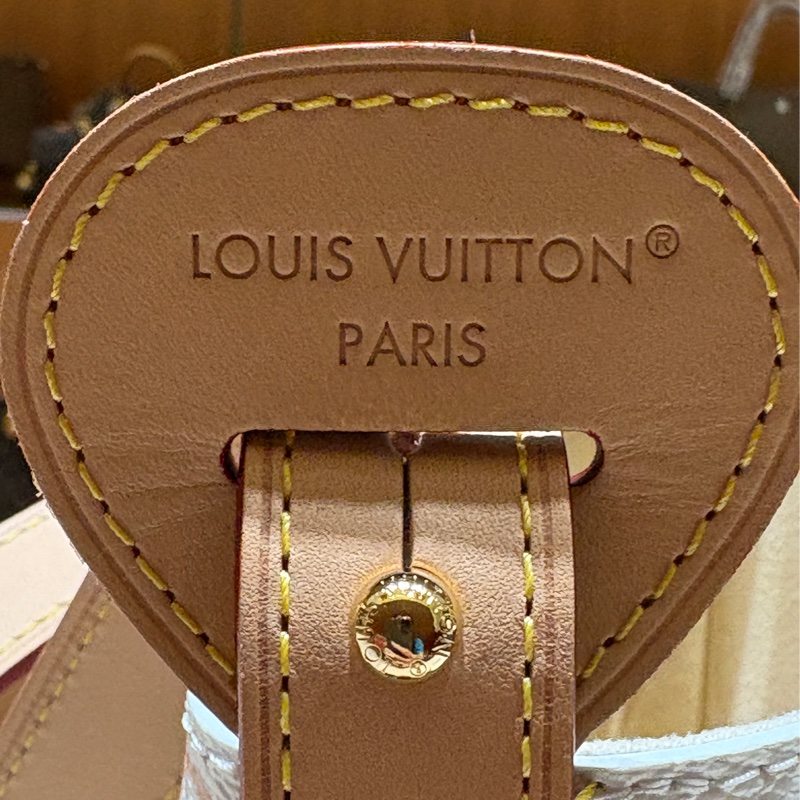 Louis Vuitton x TM ALL IN BB LV 村上隆白三彩水桶包-2-10