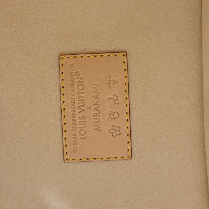 Louis Vuitton x TM ALL IN BB LV 村上隆白三彩水桶包-2-11