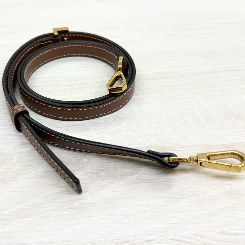 BURBERRY米白拼棕牛皮TB釦Frances手提肩背包80705721-8