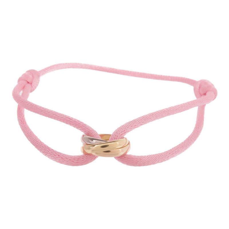 CARTIER 18K黃金/白金/玫瑰金Trinity Bracelet手帶-0
