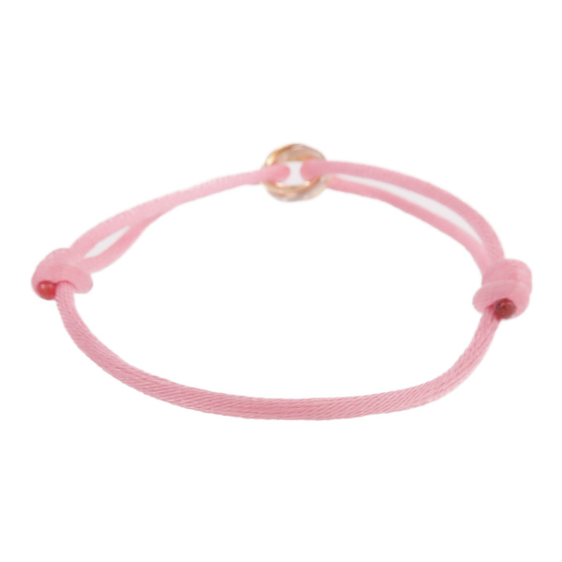 CARTIER 18K黃金/白金/玫瑰金Trinity Bracelet手帶-2