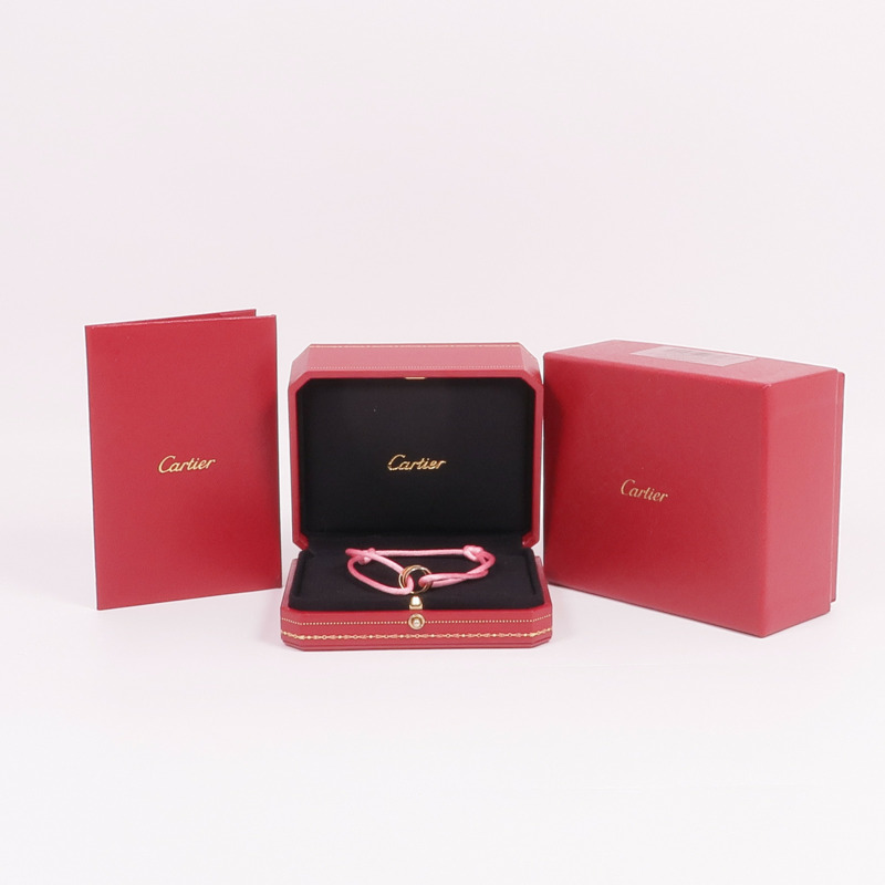 CARTIER 18K黃金/白金/玫瑰金Trinity Bracelet手帶-8