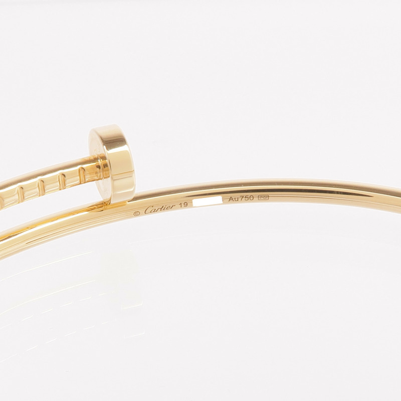 CARTIER 18K黃金Juste un Clou Bracelet Small Model手鐲Cartier#19-6
