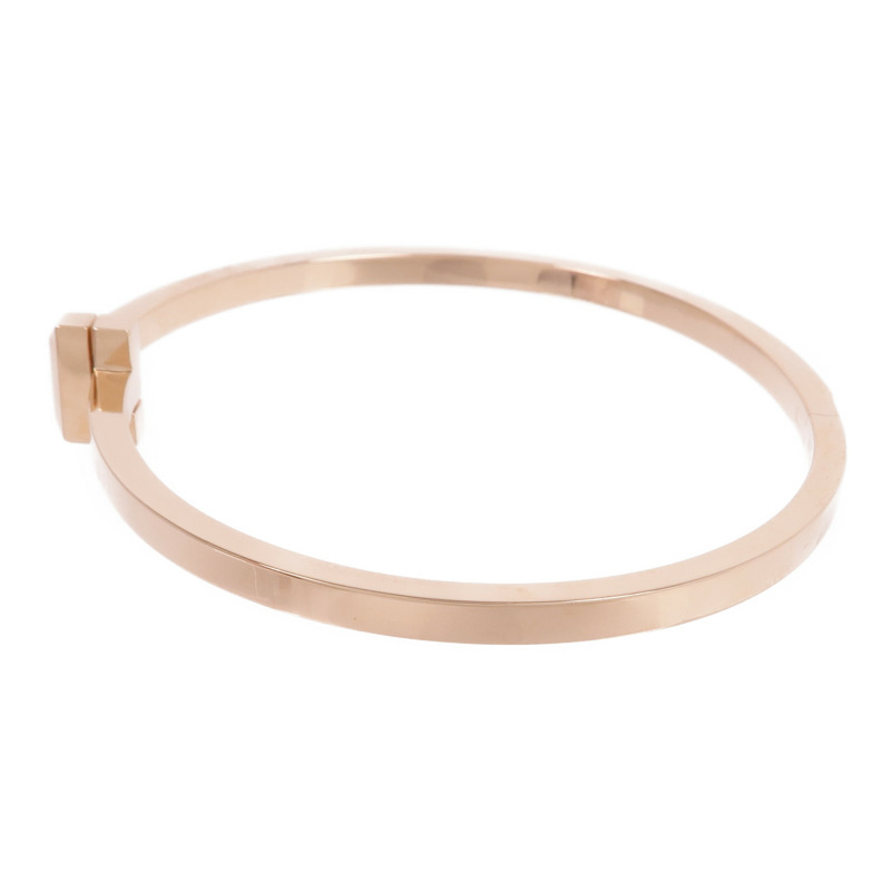 TIFFANY&CO 18K玫瑰金T1 Narrow Hinged Bangle手鐲-1
