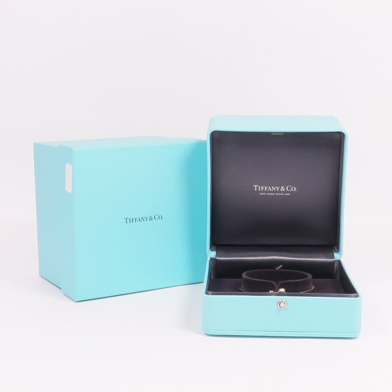 TIFFANY&CO 18K玫瑰金T1 Narrow Hinged Bangle手鐲-10