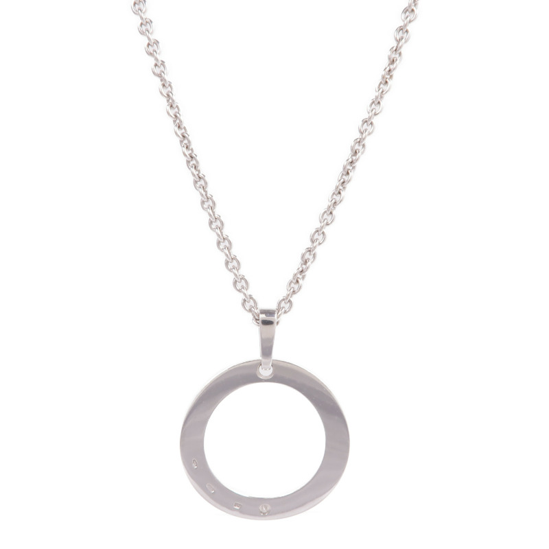 BVLGARI 18K白金Bvlgari Bvlgari Necklace鑽石項鍊-1