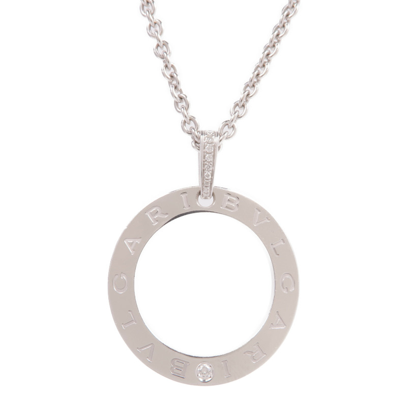 BVLGARI 18K白金Bvlgari Bvlgari Necklace鑽石項鍊-2