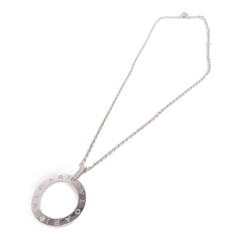 BVLGARI 18K白金Bvlgari Bvlgari Necklace鑽石項鍊-4
