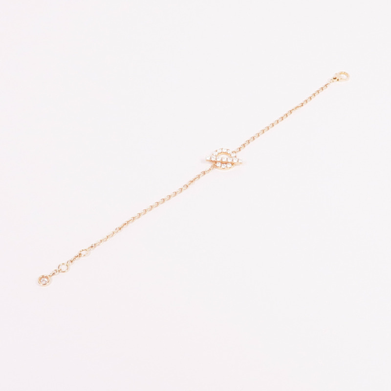 HERMES 18K白金Finesse Bracelet鑽石手鏈-7
